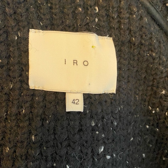 IRO moto sweater jacket cardigan - Picture 12 of 12